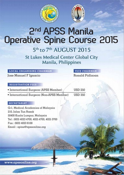 APSS Manilla Operatice spine Course 2015